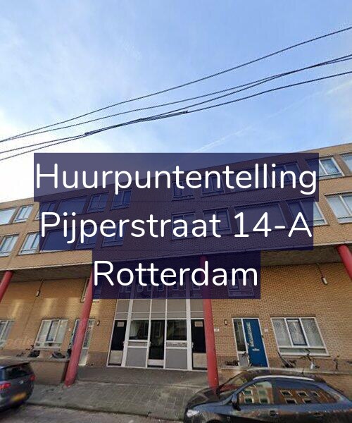 Foto gevel Huurpuntentelling voor Pijperstraat 14-A, Rotterdam
