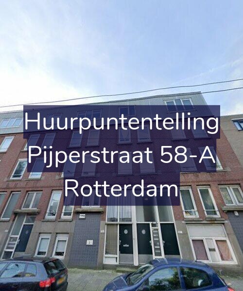 Foto gevel Huurpuntentelling voor Pijperstraat 58-A, Rotterdam