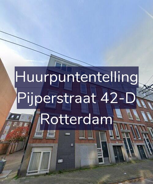 Foto gevel Huurpuntentelling voor Pijperstraat 42-D, Rotterdam