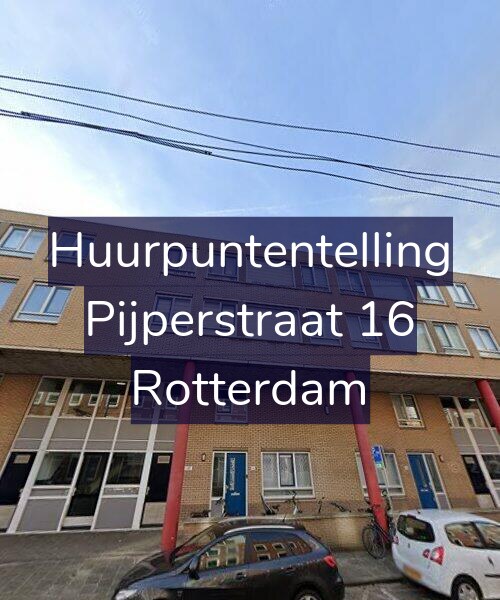 Foto gevel Huurpuntentelling voor Pijperstraat 16, Rotterdam