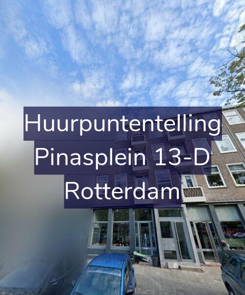 Foto gevel Huurpuntentelling voor Pinasplein 13-D, Rotterdam