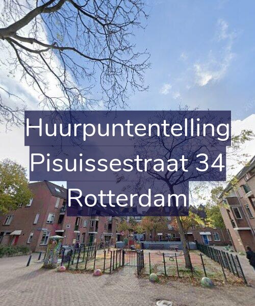 Foto gevel Huurpuntentelling voor Pisuissestraat 34, Rotterdam