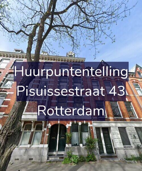 Foto gevel Huurpuntentelling voor Pisuissestraat 43, Rotterdam