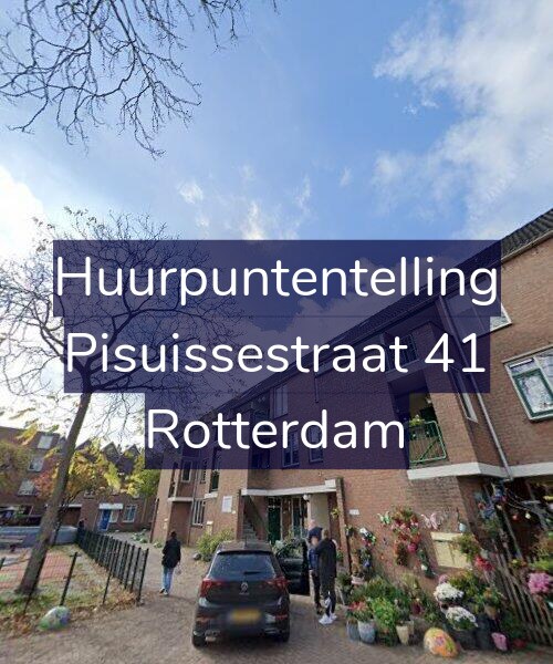 Foto gevel Huurpuntentelling voor Pisuissestraat 41, Rotterdam
