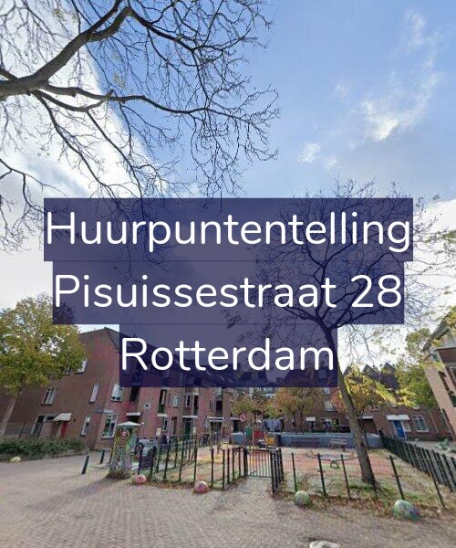 Foto gevel Huurpuntentelling voor Pisuissestraat 28, Rotterdam