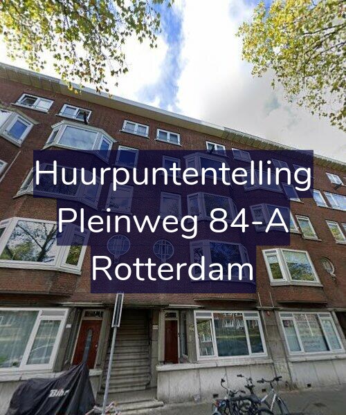 Foto gevel Huurpuntentelling voor Pleinweg 84-A, Rotterdam