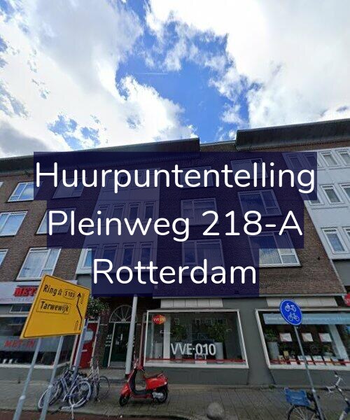Foto gevel Huurpuntentelling voor Pleinweg 218-A, Rotterdam
