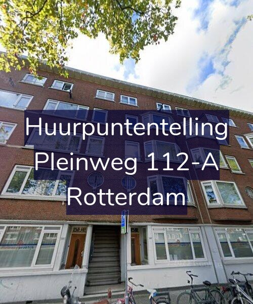 Foto gevel Huurpuntentelling voor Pleinweg 112-A, Rotterdam