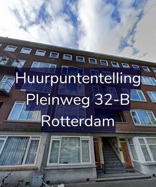 Foto gevel Huurpuntentelling voor Pleinweg 32-B, Rotterdam