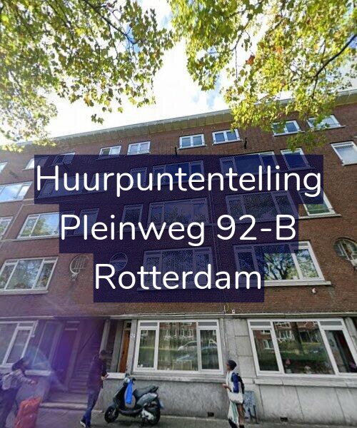 Foto gevel Huurpuntentelling voor Pleinweg 92-B, Rotterdam