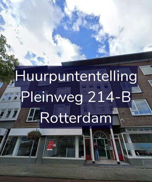 Foto gevel Huurpuntentelling voor Pleinweg 214-B, Rotterdam