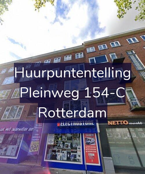 Foto gevel Huurpuntentelling voor Pleinweg 154-C, Rotterdam