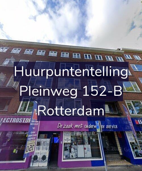 Foto gevel Huurpuntentelling voor Pleinweg 152-B, Rotterdam