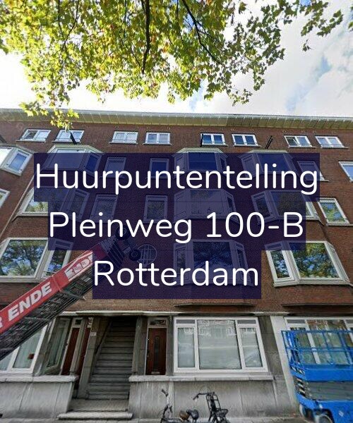Foto gevel Huurpuntentelling voor Pleinweg 100-B, Rotterdam