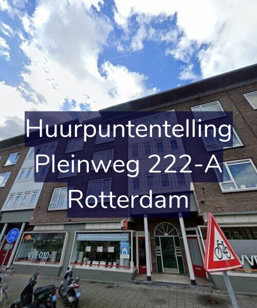 Foto gevel Huurpuntentelling voor Pleinweg 222-A, Rotterdam