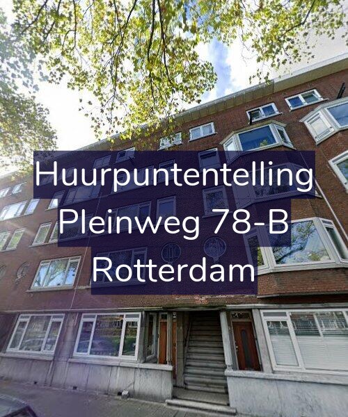 Foto gevel Huurpuntentelling voor Pleinweg 78-B, Rotterdam