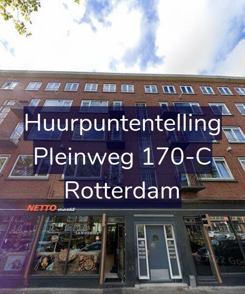 Foto gevel Huurpuntentelling voor Pleinweg 170-C, Rotterdam