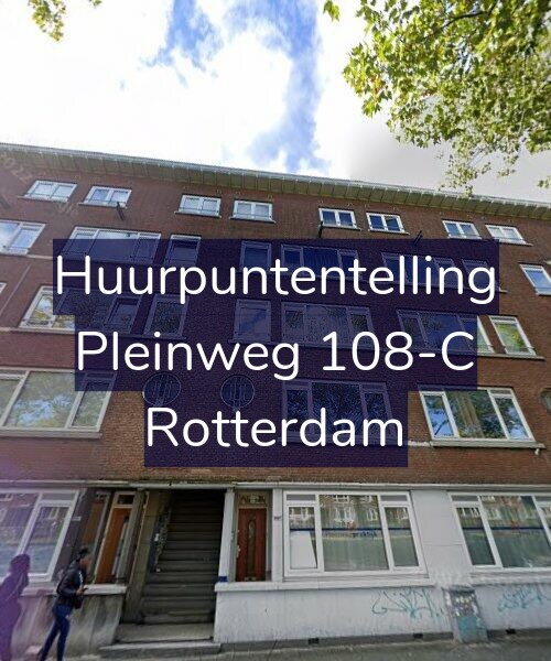 Foto gevel Huurpuntentelling voor Pleinweg 108-C, Rotterdam