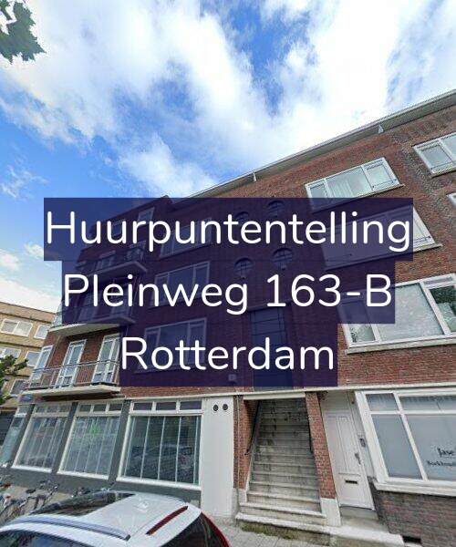 Foto gevel Huurpuntentelling voor Pleinweg 163-B, Rotterdam