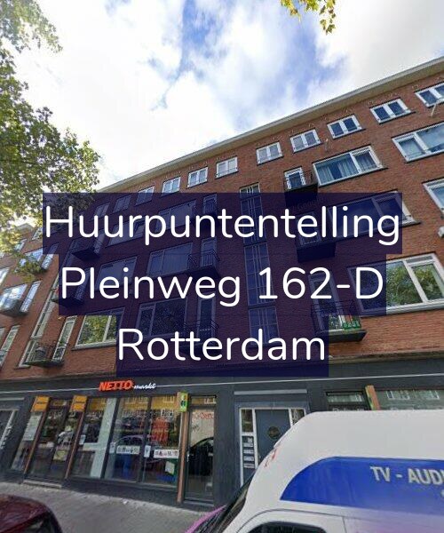 Foto gevel Huurpuntentelling voor Pleinweg 162-D, Rotterdam