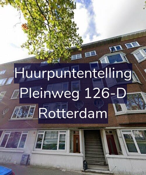 Foto gevel Huurpuntentelling voor Pleinweg 126-D, Rotterdam