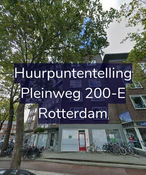 Foto gevel Huurpuntentelling voor Pleinweg 200-E, Rotterdam