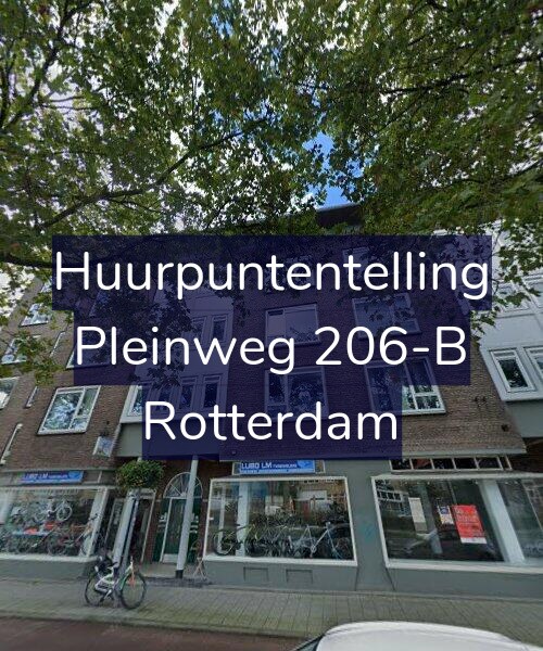 Foto gevel Huurpuntentelling voor Pleinweg 206-B, Rotterdam