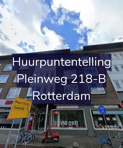 Foto gevel Huurpuntentelling voor Pleinweg 218-B, Rotterdam