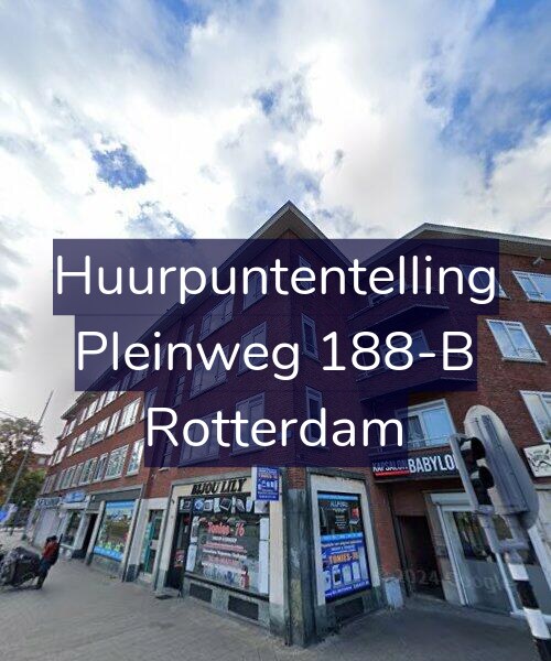 Foto gevel Huurpuntentelling voor Pleinweg 188-B, Rotterdam