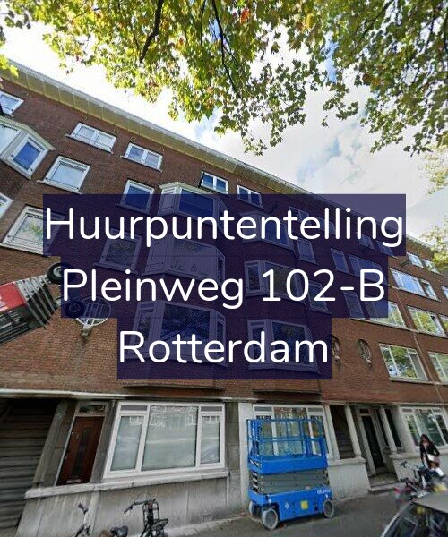 Foto gevel Huurpuntentelling voor Pleinweg 102-B, Rotterdam