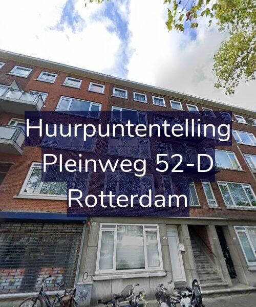 Foto gevel Huurpuntentelling voor Pleinweg 52-D, Rotterdam