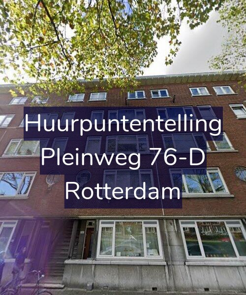 Foto gevel Huurpuntentelling voor Pleinweg 76-D, Rotterdam