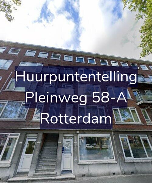Foto gevel Huurpuntentelling voor Pleinweg 58-A, Rotterdam