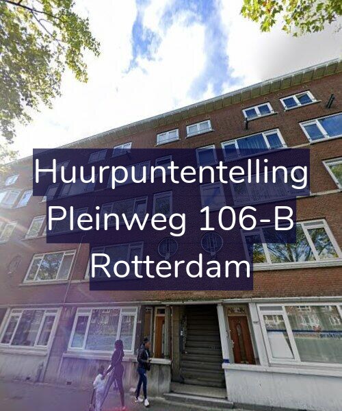 Foto gevel Huurpuntentelling voor Pleinweg 106-B, Rotterdam
