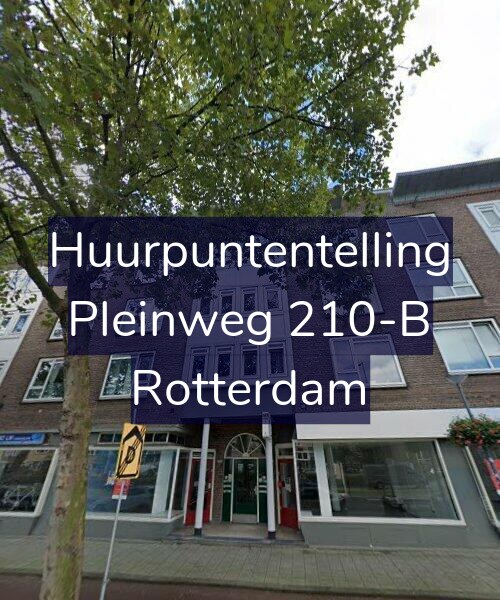 Foto gevel Huurpuntentelling voor Pleinweg 210-B, Rotterdam
