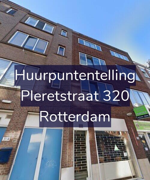 Foto gevel Huurpuntentelling voor Pleretstraat 320, Rotterdam