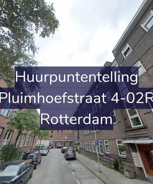 Foto gevel Huurpuntentelling voor Pluimhoefstraat 4-02R, Rotterdam