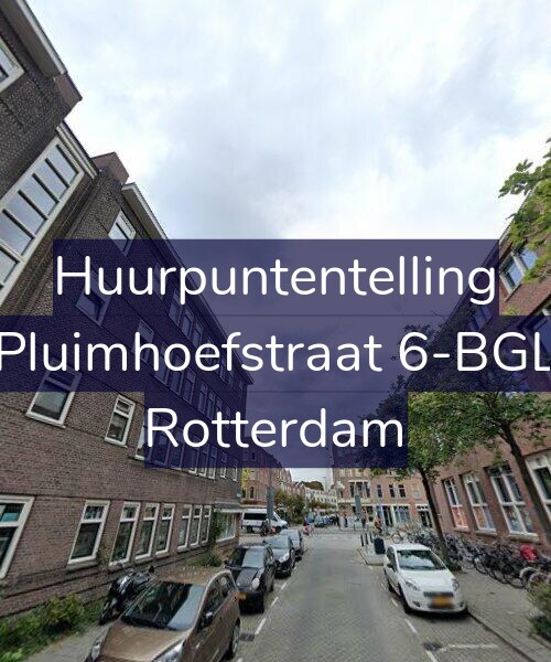 Foto gevel Huurpuntentelling voor Pluimhoefstraat 6-BGL, Rotterdam