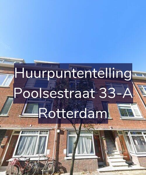 Foto gevel Huurpuntentelling voor Poolsestraat 33-A, Rotterdam