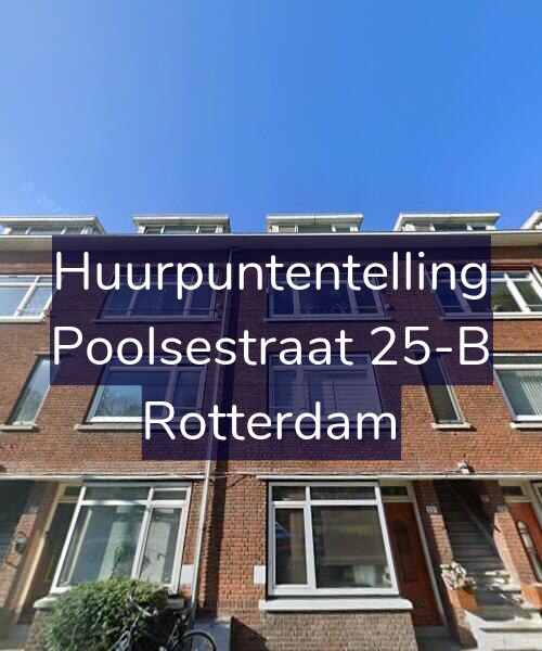 Foto gevel Huurpuntentelling voor Poolsestraat 25-B, Rotterdam