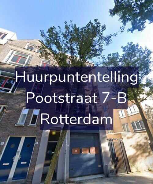 Foto gevel Huurpuntentelling voor Pootstraat 7-B, Rotterdam