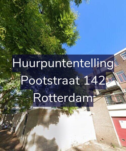 Foto gevel Huurpuntentelling voor Pootstraat 142, Rotterdam