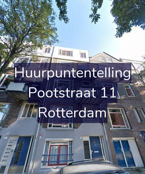 Foto gevel Huurpuntentelling voor Pootstraat 11, Rotterdam
