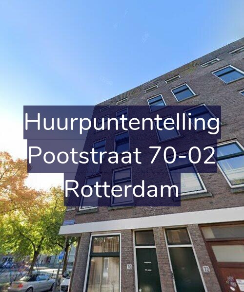Foto gevel Huurpuntentelling voor Pootstraat 70-02, Rotterdam