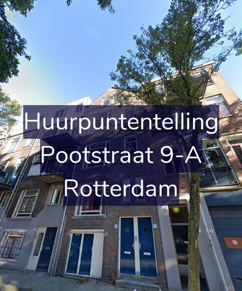 Foto gevel Huurpuntentelling voor Pootstraat 9-A, Rotterdam