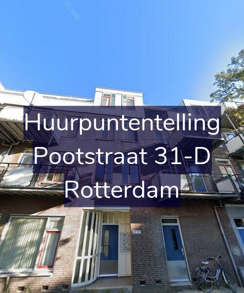 Foto gevel Huurpuntentelling voor Pootstraat 31-D, Rotterdam