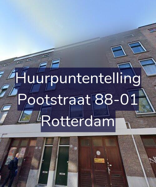 Foto gevel Huurpuntentelling voor Pootstraat 88-01, Rotterdam