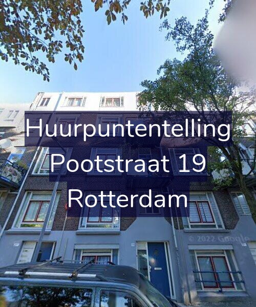 Foto gevel Huurpuntentelling voor Pootstraat 19, Rotterdam