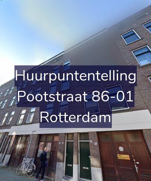 Foto gevel Huurpuntentelling voor Pootstraat 86-01, Rotterdam