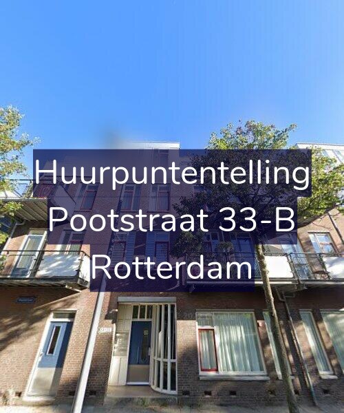 Foto gevel Huurpuntentelling voor Pootstraat 33-B, Rotterdam
